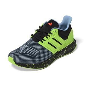 NWT adidas Unisex Ultradream DNA Sneaker,Black/Solar Slime/Clear Sky-4 Big Kid